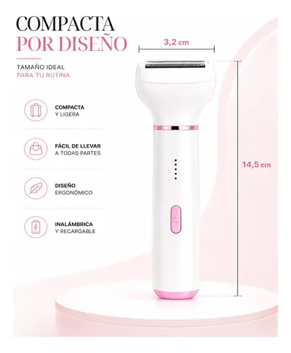 Depiladora Eléctrica Mujer 5en1 Facial Corporal Afeitadora