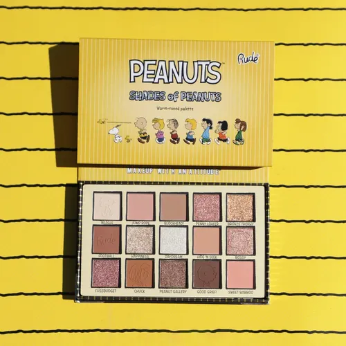 Kit Paletas Sombras Frías Y Cálidas Peanuts Rude Cosmetics