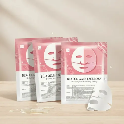 Mascarilla Facial Pack X 3 Colageno Hidratante Antiacne