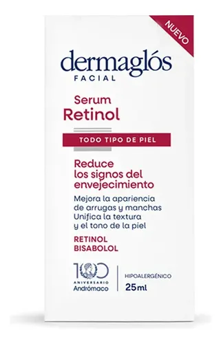 Dermaglos Facial Serum Retinol. Cont 25ml Todo Tipo De Piel Noche