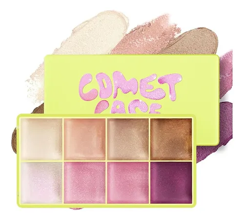 Paleta De Iluminadores En Crema 8 Colores Para Mujeres