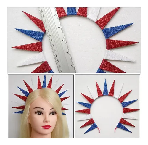 Diadema Con Forma De Corona Con Forma De Estatua De Pelo, 2