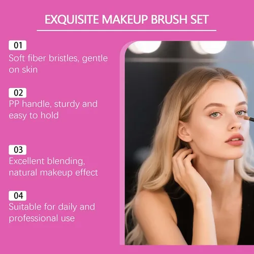 Set De Brochas De Maquillaje Torvikx, Brocha Para Mezclar Ba