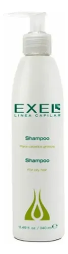 Shampoo Cabellos Grasos Exel Capilar Pelo Anticaida X 250ml