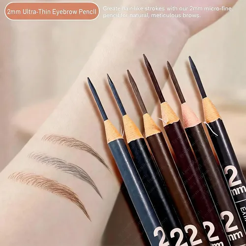 Lápiz Ultrafino 2 Mm Para Cejas Bojin Negro