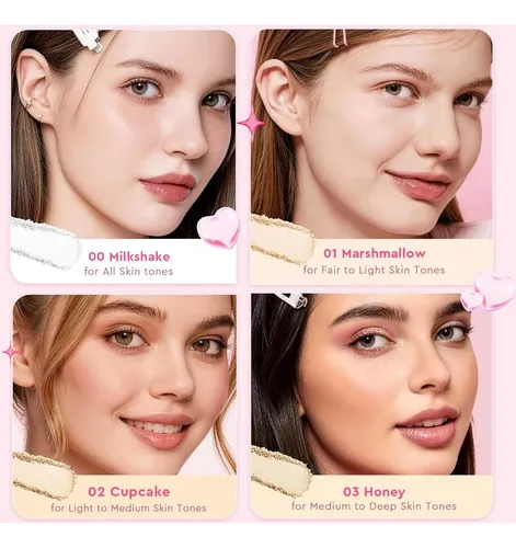 Base En Polvos Minerales Glad2glow 00 Milkshake