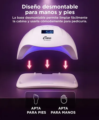 Cabina Para Uñas Gadnic Sun X Uv Led Uso Profesional