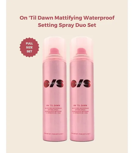 Dúo De Spray Fijador Mate Impermeable One Size 280g