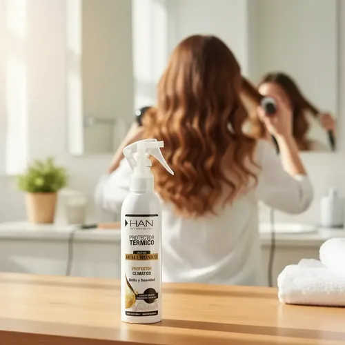 Spray Protector Termico Acido Hialuronico Brillo 200ml Han