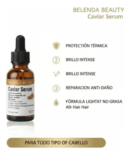 Serum Capilar Caviar Omega Reparación Hidratación 30ml