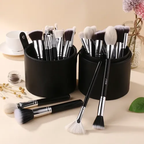 Soporte Para Brochas De Maquillaje Black Tamaño Grande