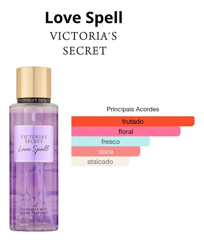 Victoria’s Secret Love Spell Body Splash 250ml Fragancia Perfume de Mujer