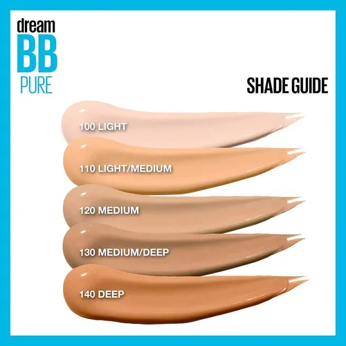 Bb Maybelline Dream Pure 2% Ácido Salicílico Tono