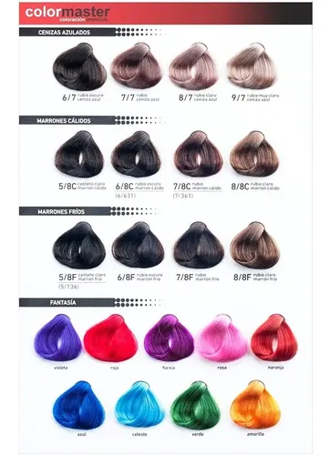 Set 12 Tinturas Coloracion Fidelite Color Master X 60 Gr