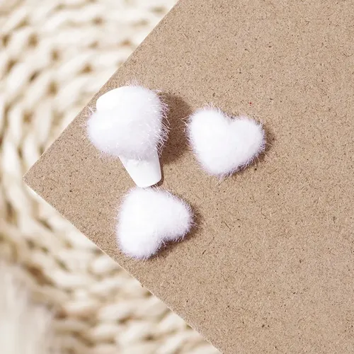15 Uds. Pegatinas Mini De Felpa Para Manicura