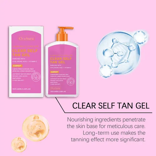 Gel Bronceador Hidratante Oceaura Para Un Brillo Bronceado