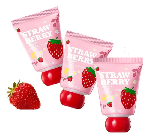 Crema De Manos De Fresa 3 Paquetes, Loción De Manos En