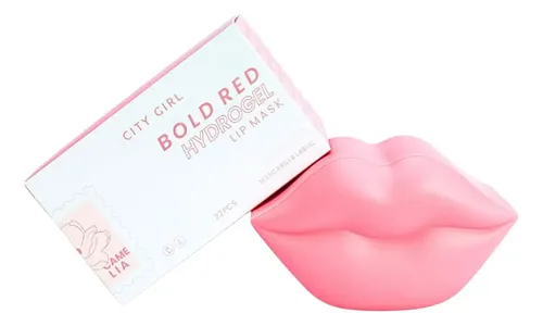 Mascarilla De Hydrogel P/labios Parches Hidratante City Girl Tipo de piel Normal a seca