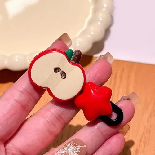 K Pinza For El Pelo Con Forma De Estrella De Frutas Con