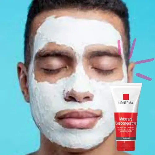 Mascara Descongestiva Refrescante Humectante Lidherma 150g Tipo de piel Todo tipo