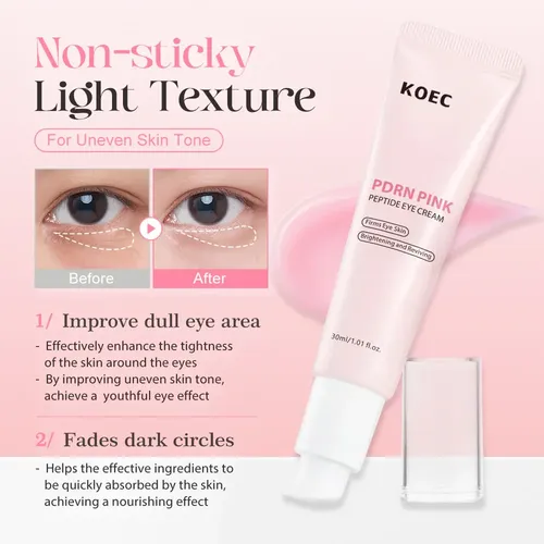Contorno De Ojos Con Péptidos Pdrn Pink Anti Ojeras 30ml