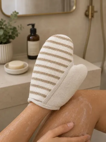 Manopla Exfoliante Super Para Baño Corporal Zeva