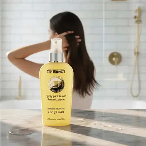 Biferdil Spray Peinar X150 Oro Y Caviar Art.458