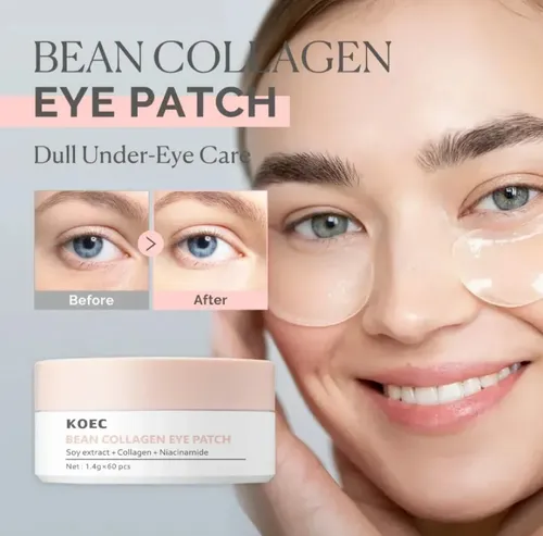 Parches De Ojos Hidrogel Bean Collagen+niacinamida 60 Pcs