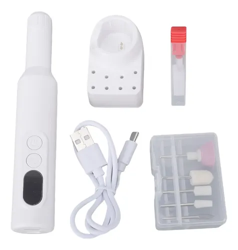Juego De Limas De Uñas Inalámbrico, Kit De Taladro Eléctrico