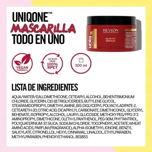 Mascarilla Capilar Revlon All In One 300 Ml