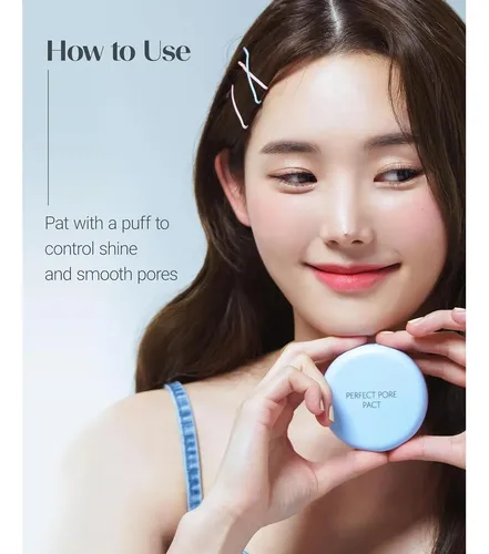 Polvo Compacto Fijador Y Control De Sebo Coreano