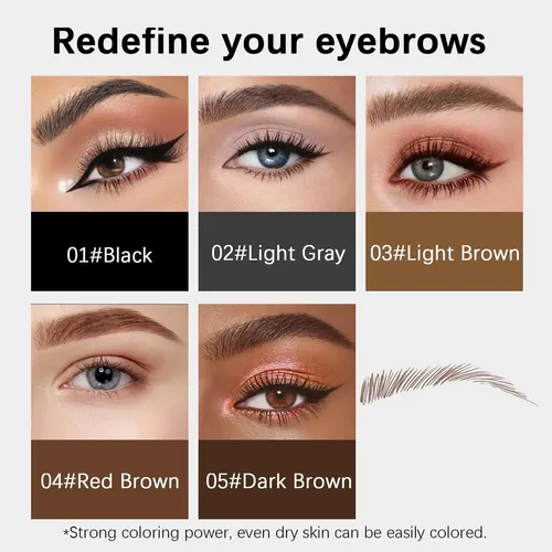 Lápiz De Cejas Microblading Ultrafino 0.1 Mm Impermeable