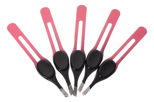 // Pinzas Para Cejas Inoxidable 5 Piezas Para Viaje