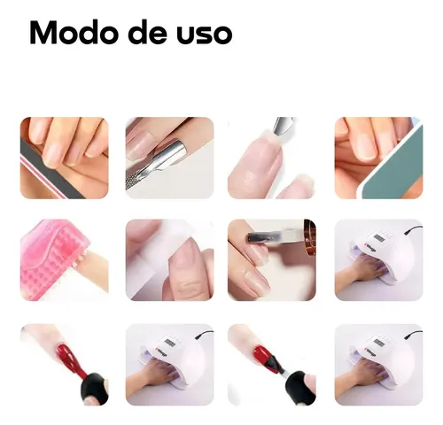 Cabina De Uñas Uv Lampara Led Waggs Profesional Manos/pies