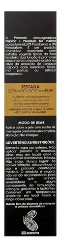 Pomada Masajeadora Fisiofort Premium Bio Instinto 150g Alivio Muscular