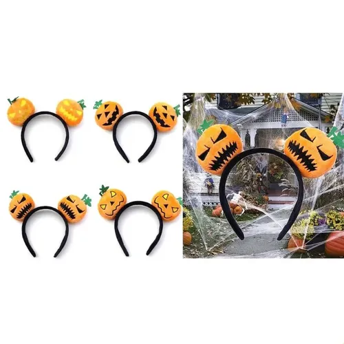 Pendientes Para El Pelo Con Forma De Calabaza Para Halloween