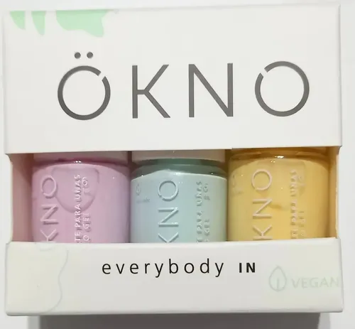 Kit De 6 Esmaltes De Uñas Ökno (2gift Box) Vegano 6ml 17free Color Trio