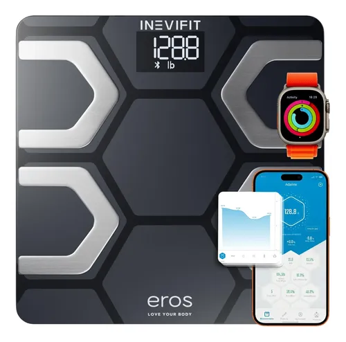 Báscula Inteligente Inevifit Eros Analizador De Grasa E Imc Blanco