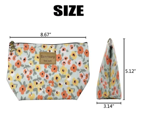 Bolsa De Maquillaje Y Cosméticos Con Estampado Floral Hunger