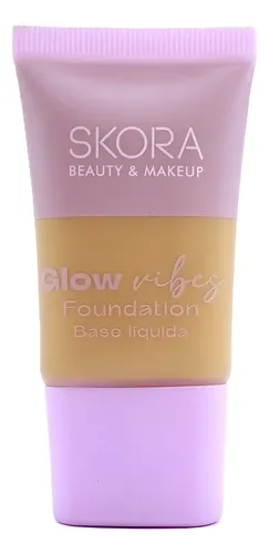 Base Maquillaje Liquida Foundation Glow Vibes De Skora 30 Ml Tono 01