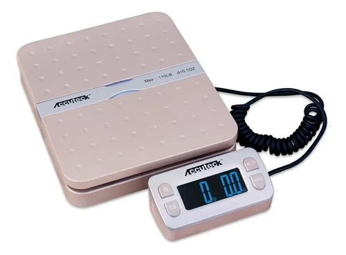 Báscula Accuteck W-8580, 110 Libras X 0,1 Oz, Color Dorado