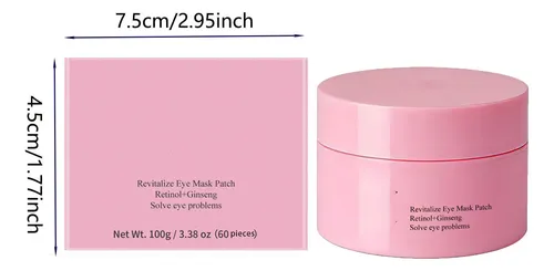 Mascarilla Iluminadora Para Ojos Con Aceite De Ginseng, Hidr Todo Tipo De Piel