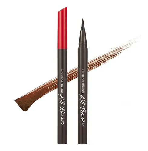 Delineador Líquido Superproof Pen Para Ojos Clio Marrón