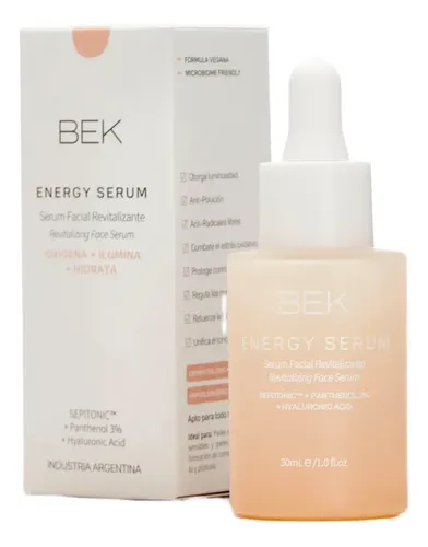Serum Facial Revitalizante Energy Bek 30ml Todo Tipo De Piel Día/noche