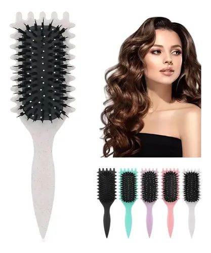 Pincel Bounce Curl, Define El Estilo De Peine Rizado Wheat
