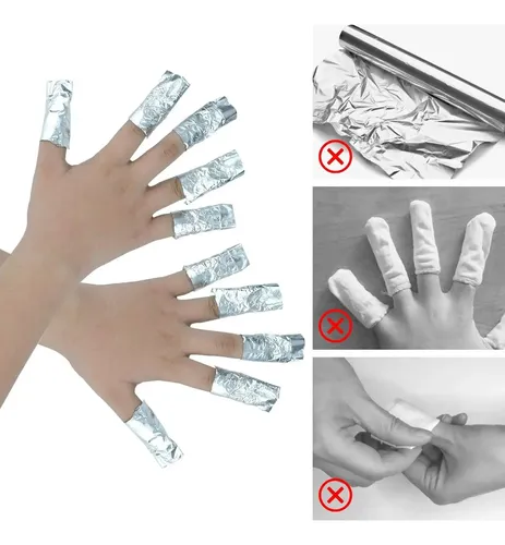 50 Piezas Removedor De Esmalte De Uñas En Gel Fohola