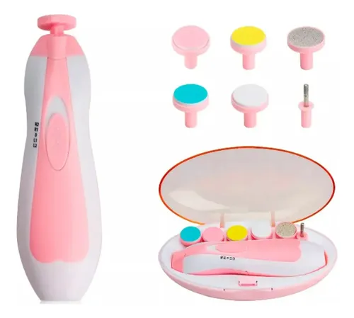 Torno Lima Para Uñas Cortador Eléctrico Para Bebes Con Luz