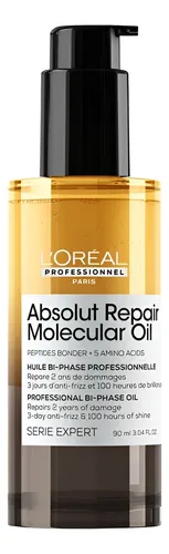 Aceite Loreal Absolut Repair Molecular Oil Capilar X 90ml