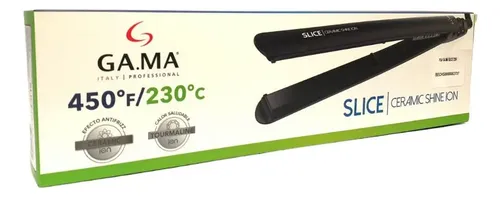 GA.MA Italy Slice – XU Ceramic Shine Ion Planchita para Pelo 230° C Color Negro