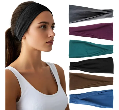 Hsem Diademas For Mujer  Paquete De 6 Diademas Elásticas